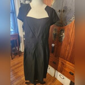 Grace Karin Womens Pencil Dress Black Cap Sleeve Size Xl